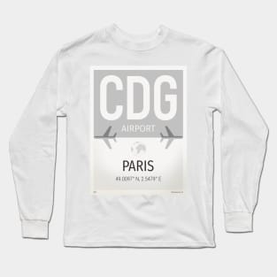 CDG Airport Long Sleeve T-Shirt